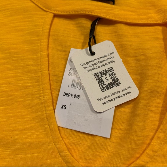 New Sanctuary Women’s Yellow cutout tank Size XS - Picture 9 of 10